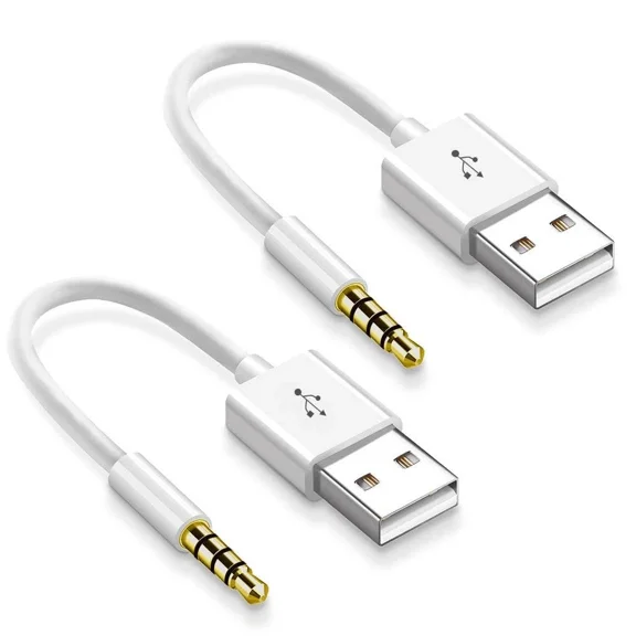 Imangoo Charging Cable For Ipod Shuffle - Usb Data Sync Cord With 3.5Mm Male...