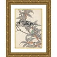 thumbnail image 1 of Imao Keinen 14x18 Gold Ornate Wood Frame and Double Matted Museum Art Print Titled - No Kacho Gafu, Pl.26 (1891-1892), 1 of 4
