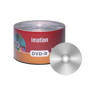 Imation 120 Min 4.7 GB 16X DVD-R Recordable Disks Spindle, 50 Pack