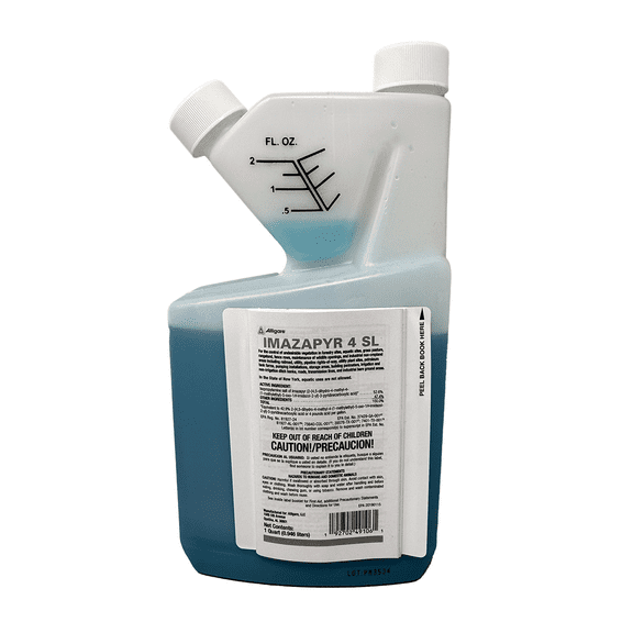 Imazapyr 4 SL Herbicide - Broad-Spectrum Weed Control - 32 fl oz Bottle by Alligare