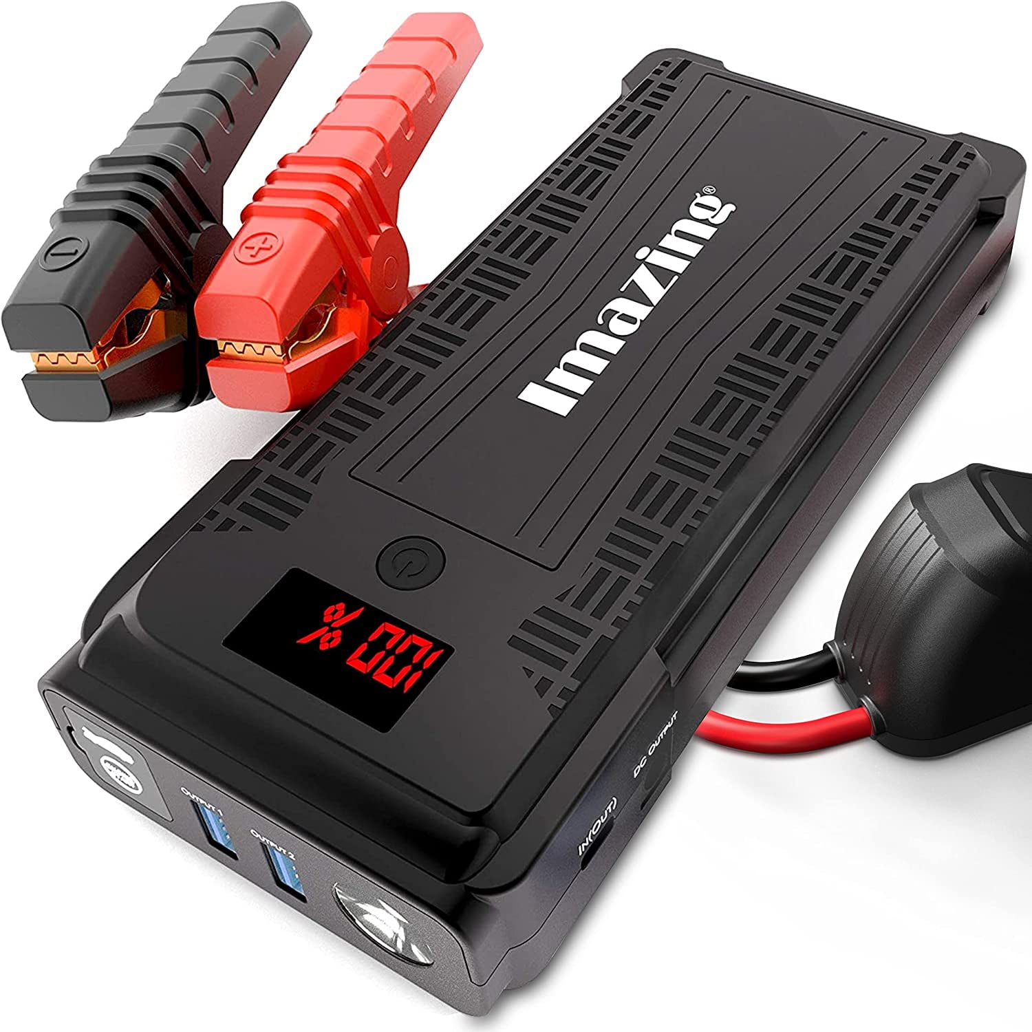 Boc Portable 12V 2A Power Supply LED Display Auto Car Motor Battery Charger  Adapter 