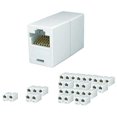 thumbnail image 1 of Imbaprice Imbaprice Rj45 Coupler - (Pack Of 5) Cat5E Ethernet Cable Extender Female To Female Straight Modular Inline Coupler Computer_Add_On, 1 of 5