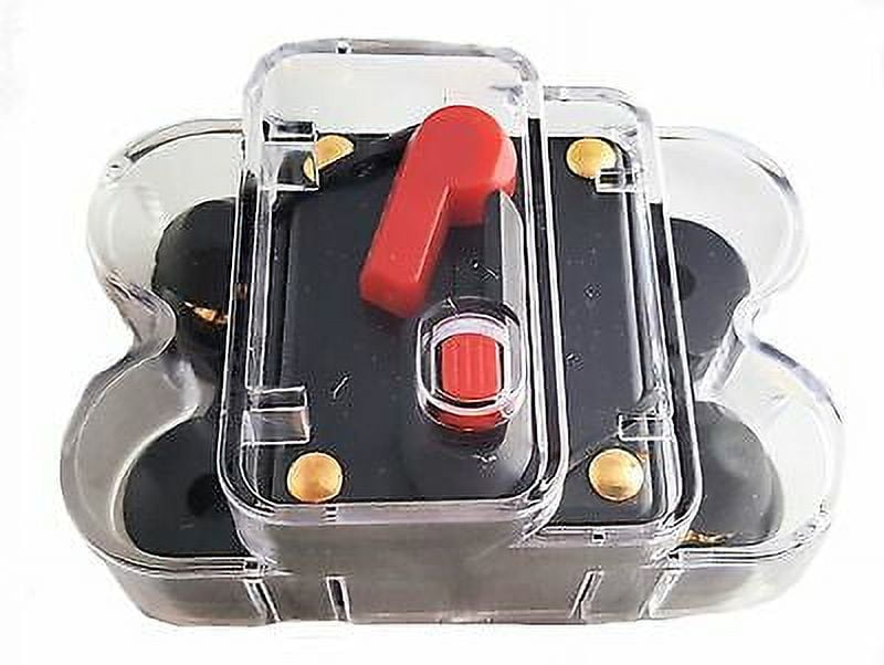 Imc Audio Covered Cb01/100 100 Amp 12V Dc Circuit Breaker Replace Fuse 100A 12/24V Dc Comes With Cover