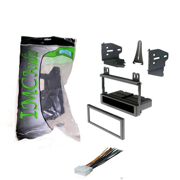 1999-2003 ford f-250 dash kit single din and wire harness for stereo replacement install