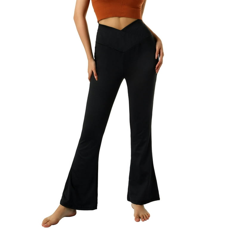 Leggings with wide clearance legs