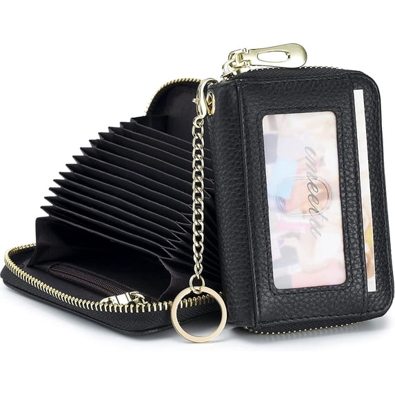 Id Card For Rfid Imeetu RFID-Blocking Leather Card Case Wallet for Women with Detachable ...