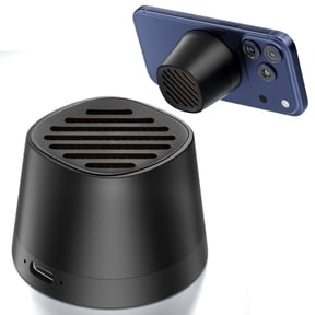 Imego Mini Magnetic Bluetooth Speaker with 15 Wireless Charger Compatible for iPhone 17-12 & Phone Stand Gifts Black