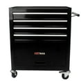thumbnail image 1 of Imerelez 4-Drawer Red Tool Chest with Wheels, Multifunctional Tool Cart and Tool Box, Black, 1 of 8