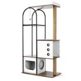 Imerelez Cat Tower, Cat Tree House Modern Cat Tower, MultiLevel Cat