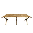 thumbnail image 1 of Imerelez Multi-Function Wooden Foldable Portable Patio Dining Table - Natural, Indoor and Outdoor, 1 of 6