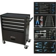 thumbnail image 1 of Imerelez Tool Chest with Wheels: 4-Drawer Tool Cabinet with Tool Sets Toolbox - Black, 1 of 7