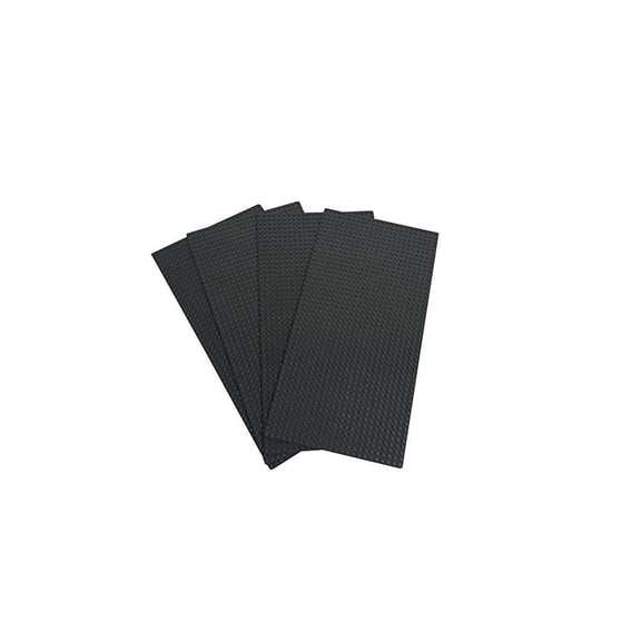 4Pack Dark Gray Lego-Compatible Brick Building Baseplates 7.5'' x 15'' 48x24 Stud