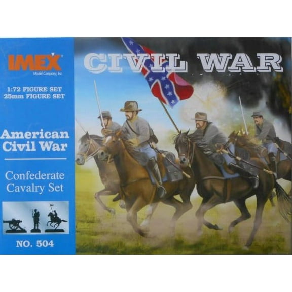 Imex 504 1:72 Confederate Cavalry Civil War Figure Set