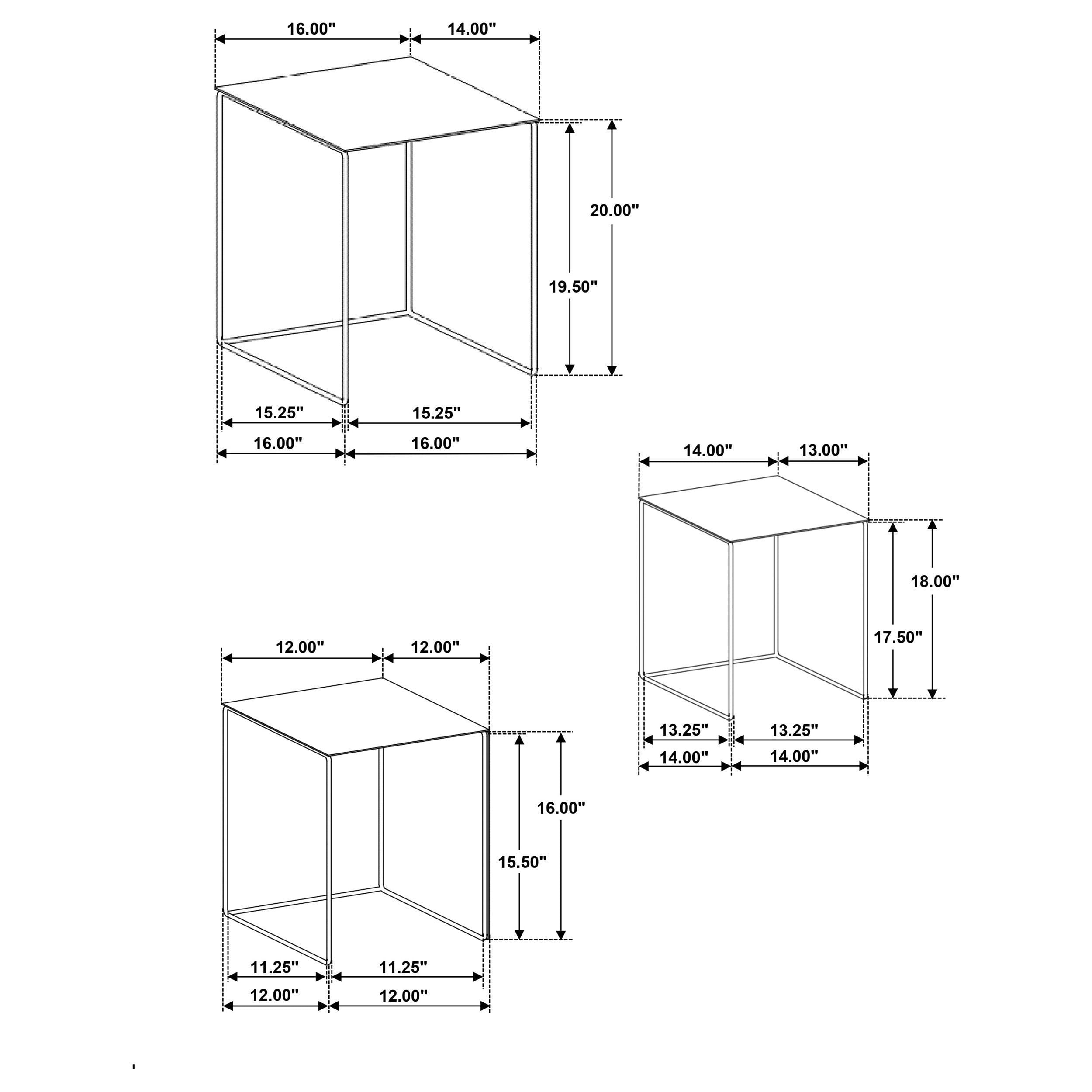 Imez 3-Piece Nesting Table