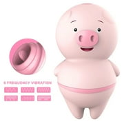 Imimi Cute Sexy Pig Licking Vibrators For Women Clitoris Anal Nipple Licks Massage Female Sex Toys