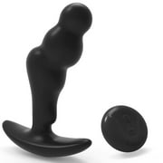 Imimi Prostate Massager Sex Toy For Men Anal Vibrators, Portable Anal Vibrator With 10 Vibration Modes & Remote Control Anal Vibrators 45 Inclination Prostate Stimulation Anal Plug