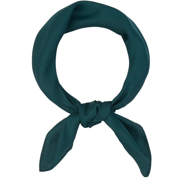 Imitated Silk Fabric Scarf for Women Girls Square Dark Slate Gray 700x700x0.5mm