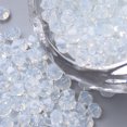 thumbnail image 1 of Imitation 5301 Bicone Beads Transparent Glass Faceted Beads Azure 6x5mm Hole: 1.3mm about 288pcs/bag, 1 of 3