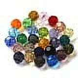 Imitation Austrian Beads Grade AAA K9 Glass Faceted(32 Facets) Round Mixed Color 10mm