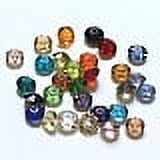 Imitation Austrian Crystal Beads Grade AAA K9 Glass Faceted Flat Round Mixed Color 4.5x2.5mm Hole: 0.7~0.9mm