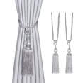 thumbnail image 1 of Imitation Crystal Curtain Tiebacks, Handmade Woven Tassel Curtain Holders, Elegant Window Decorations for Curtains, 1 of 5