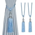 thumbnail image 1 of Imitation Crystal Curtain Tiebacks, Handmade Woven Tassel Curtain Holders, Elegant Window Decorations for Curtains, 1 of 5