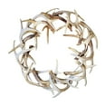 thumbnail image 1 of Imitation Deer Flower Wreath for Front Door Wall Hanging Christmas Farmhouse Decoration, 1 of 9
