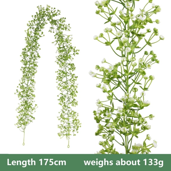 Imitation Fake Flower Rattan Plant Rattan Amazon Wedding Home Simulation Green Plant Rattan Landscape Decoration 1.75m