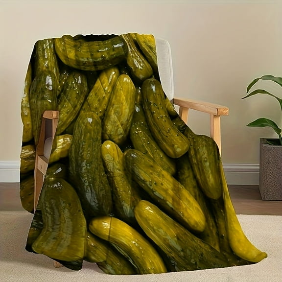 Imitation Food Print Blanket Flannel Blanket Soft and Warm Nap Blanket Suitable for Sofa Sofa Office Bed Camping Travel All-Season Multi-purpose Gift Blanket