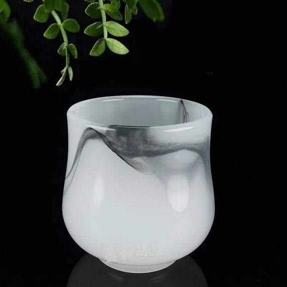 Imitation Jade Glazed Porcelain Tea Cup Single Kung Fu Tea Set Cup Chinese Style Teacup for Daily or Ceremony Use