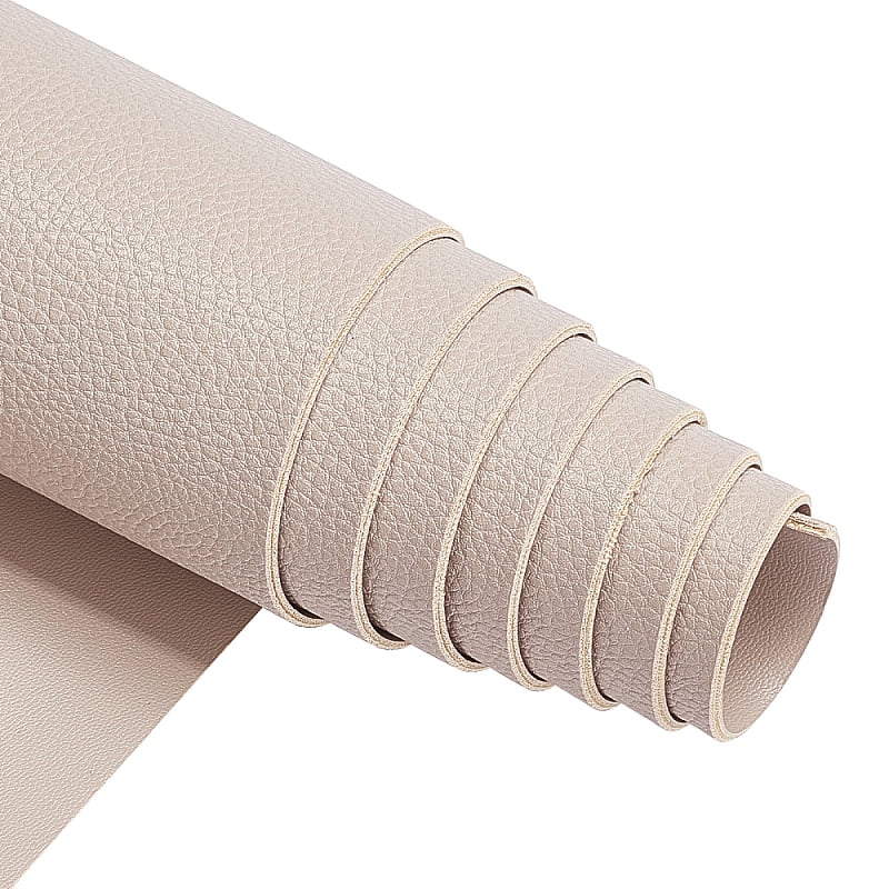 Imitation Leather Fabric for Garment Accessories Gray 135x30x0.12cm for DIY