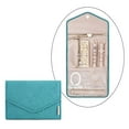thumbnail image 1 of Imitation Leather Jewelry Storage Roll Travel Folding Portable Jewelry Bag Earrings Bracelets Jewelry Storage Bag, 1 of 7