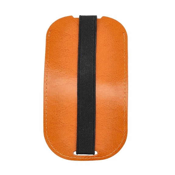 Imitation Leather Mouse Sleeve Computer Mouse Protective Cover with Felt Pad Chocolate 130x69.5x19mm diy