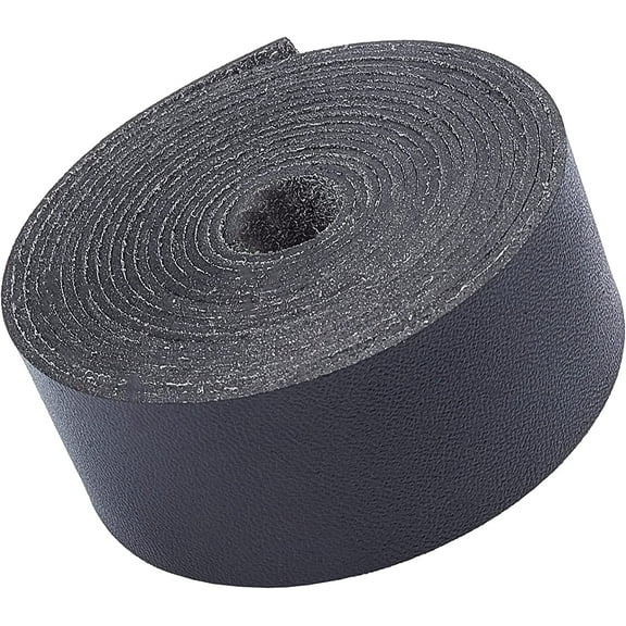 Imitation Leather Ribbon Imitation Leather Straps for Bags Jewelry Making DIY Crafting Black 1"(25mm) 2m/roll