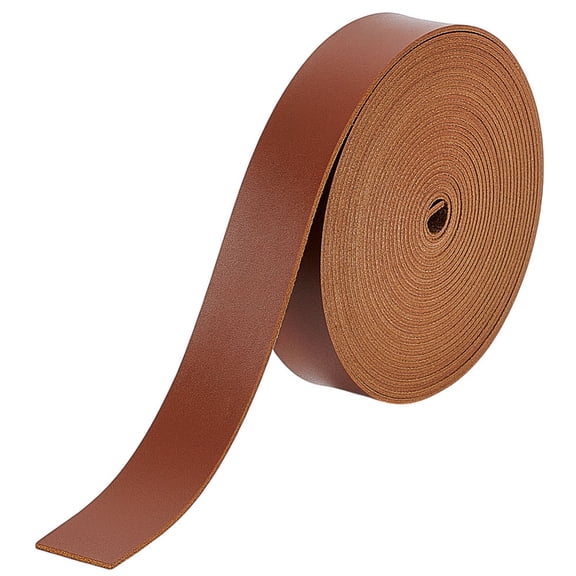 Imitation Leather Ribbon Sienna 25x1.6mm