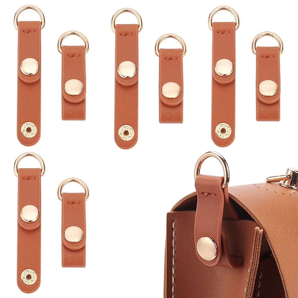 Imitation Leather bag Suspension Clasp with D rings and Iron Snap Imitation Leather bag Suspension Clasp with D rings and Iron Snap