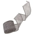 thumbnail image 1 of STRANDCHIC Grey Holiday Decorative Ribbon for Wrapping, Party Decorations, Crafts, and Box Accents, 1 of 6