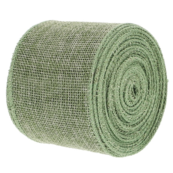 ifundom Solid Color Linen Style Ribbon for Wedding Party Flower Wrapping and Decorations