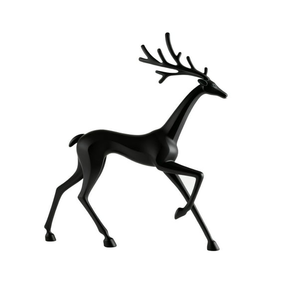 Imitation Metal Deer Statue for Entryway Decor, Large Funny Deer Statue, Pretty Cute Table Decoration, Portable Reindeer Figurine Ornament