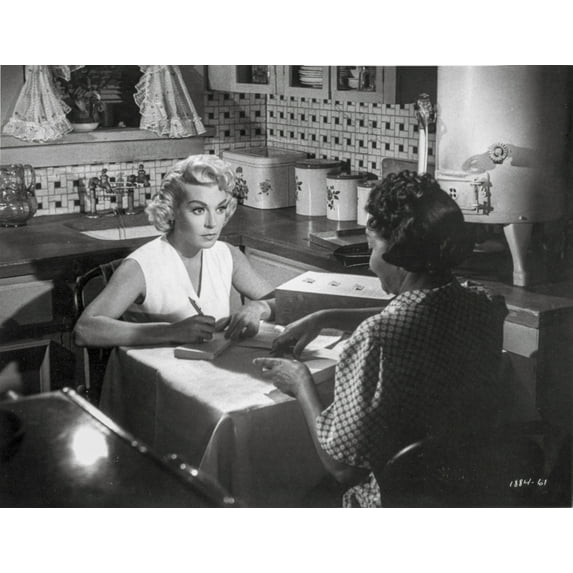 Imitation Of Life Lady Talking on Table Photo Print (24 x 30)