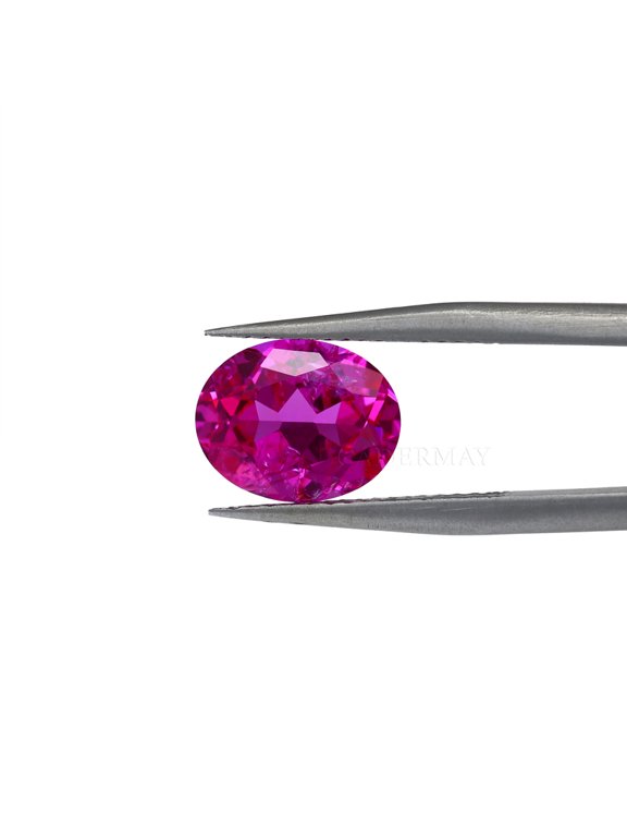 Imitation Of Natual Created Ruby Lab Grown Rose Pink Ruby With Inclusions 1 Piece 16ct 13x18mm Oval Shape AGL Certified For Fine Jewelry Making