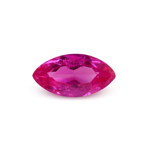 1 Piece Imitation Of Natual Created Ruby Lab Grown Rose Pink Ruby With Inclusions 3ct 7x14mm Marquise Shape Certified For Fine Jewelry Making