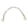 thumbnail image 1 of Imitation Pearl Handbag Replacement Strap with Metal Buckle Purse Strap Extender, 1 of 18