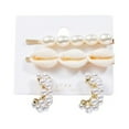 thumbnail image 1 of Imitation Pearl/Shell/Flower/Bead Hair Clips With Earrings - Sets, 1 of 9