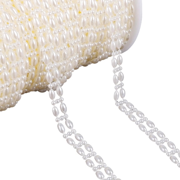 Imitation Pearls String Beads for Craft Candle Bouquets Wedding Party Decoration