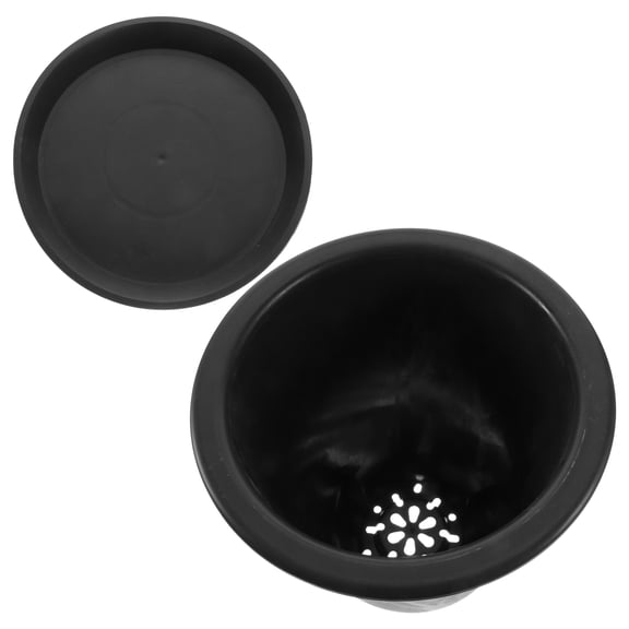 1 Set Purple Orchid Planter for Creative Garden Flowerpot and Home Adornment