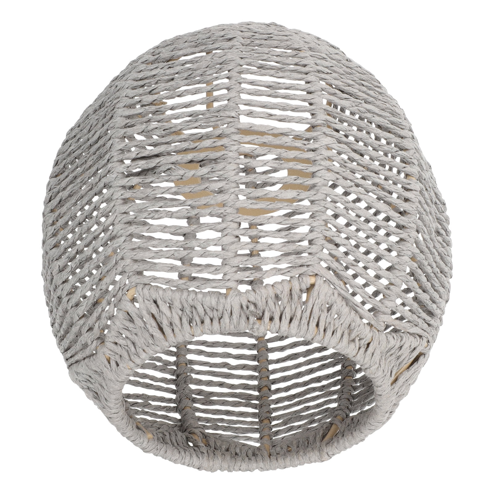 YOSADIER Durable Grey Woven Lampshade for Home Decor Chandelier Cover ...
