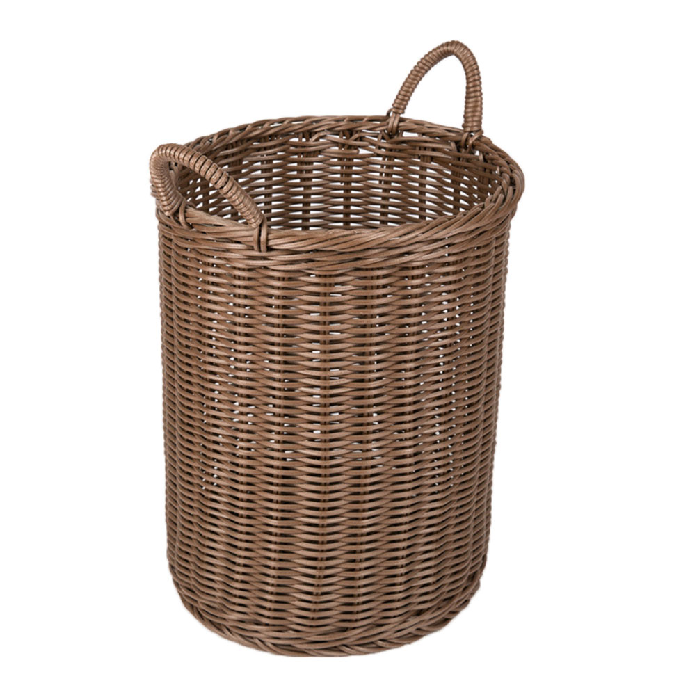Imitation Rattan Towel Basket Bathroom Guest Room Laundry Basket