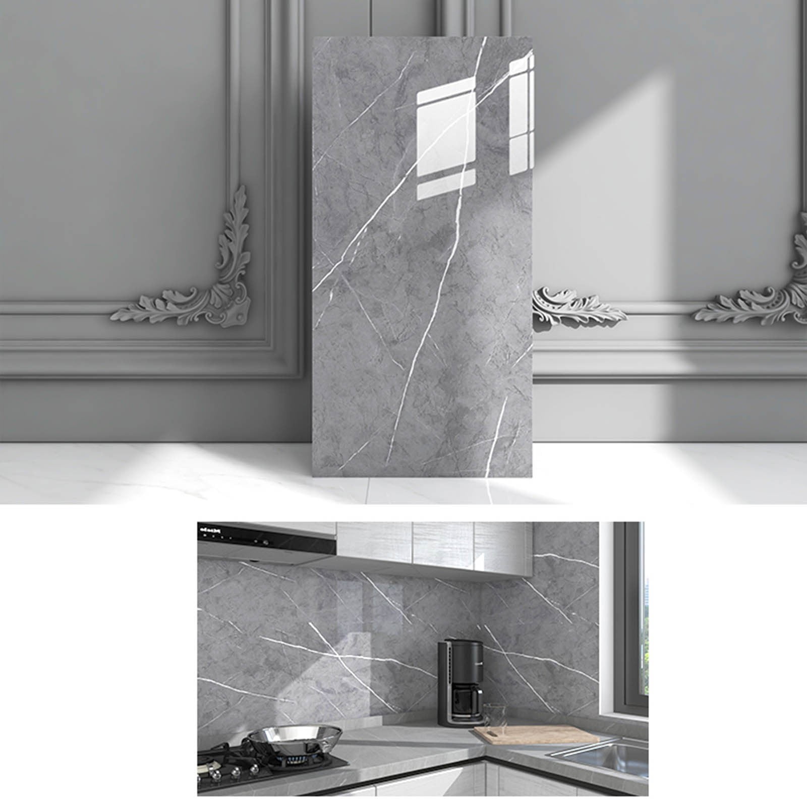 Imitation Tile Peel And Stick Wall Decorative Panel (30*60CM) Wallpaper ...
