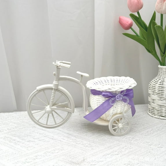 Imitation Vines Weaving Basket, Decorative Flower Arrangement Basket, Multi-Functional Desktop Storage Basket for Home, Wedding, and Party Decoration